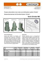 Serie Grinder MX - Noesberger SA