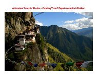 Adventure Tours in Bhutan Creating Travel Experiences of a Life time