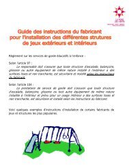 Guide des instructions du fabricant - CPE La Rose des Vents