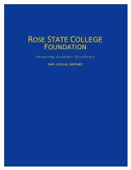 2005 - Rose State College