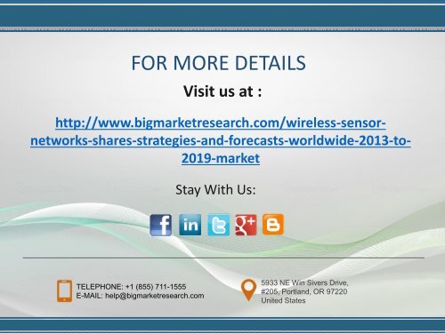 2013-2019 Wireless Sensor Networks Market Shares, Worldwide Strategies