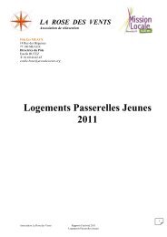 TRAME RAPPORT D'ACTIVITÉ (avec ... - la rose des vents