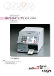 BARCODE-ETIKETTENDRUCKER TD-2900