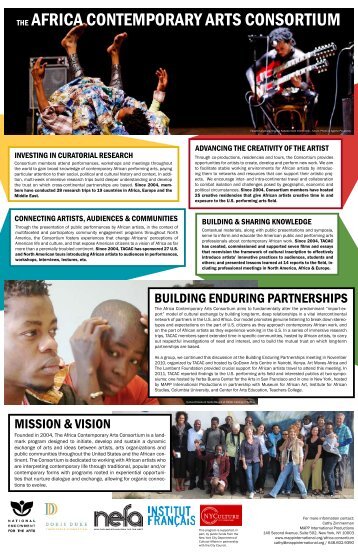 Africa Consortium Brochure - MAPP International Productions