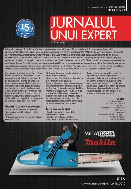 Jurnalul unui expert