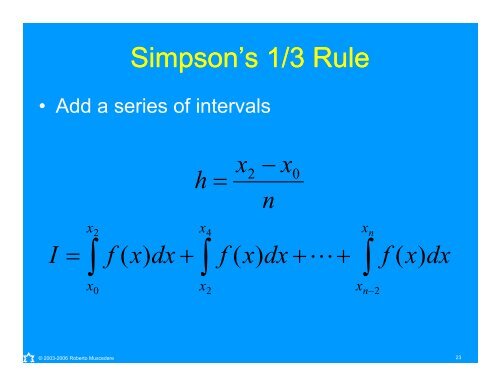 Numerical Integration