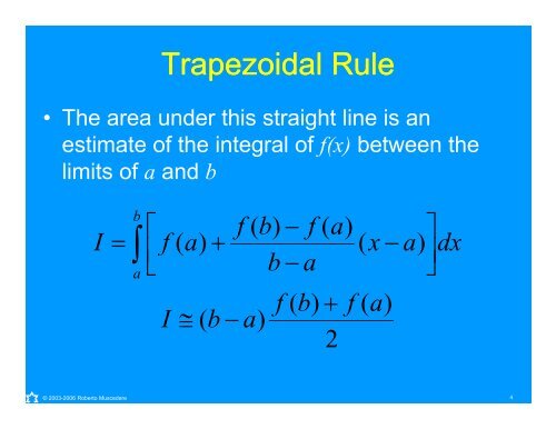 Numerical Integration