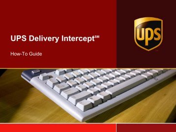 UPS Powerpoint Presentation Template