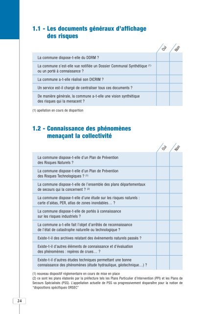 Plan Communal de Sauvegarde - Ministère de l'Intérieur