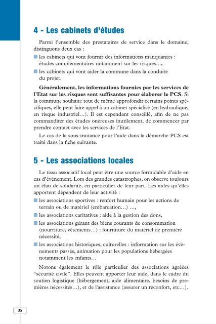 Plan Communal de Sauvegarde - Ministère de l'Intérieur