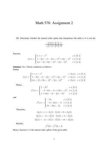 Math 578: Assignment 2