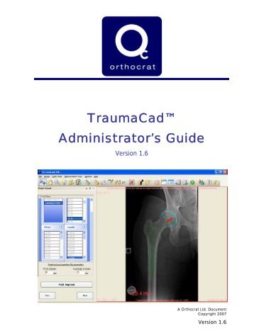 TraumaCad Admin Guide - Voyant Health