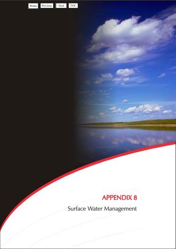 Appendix 8 - Surface Water Management - Holcim