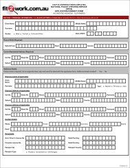 Police Check Form - Mornington Peninsula Shire Youth Services