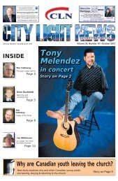 Tony Melendez - City Light News