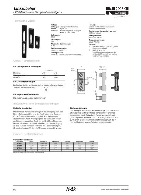 Filtersysteme - Nold