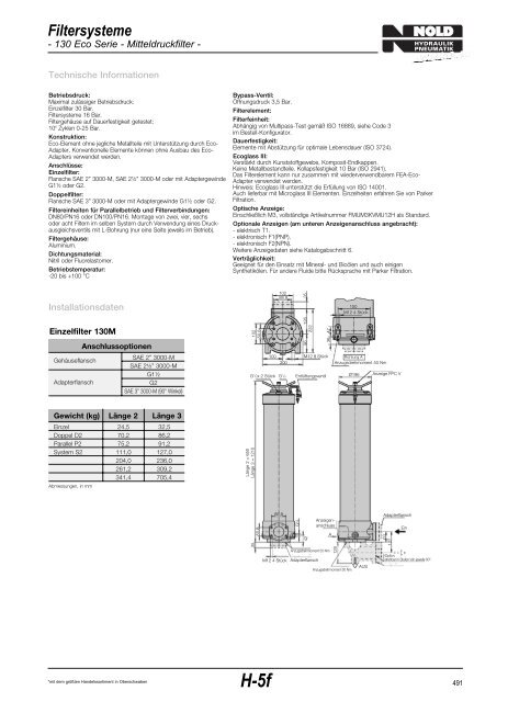 Filtersysteme - Nold