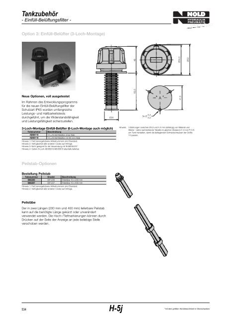 Filtersysteme - Nold