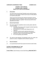 Internal Audit Service: Internal Audit Charter PDF 112 KB