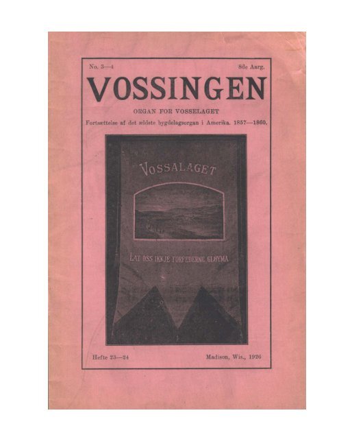 Vossingen - Vosselag