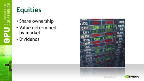 Computational Finance on the GPU