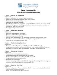 Teen Leadership - The Flippen Group