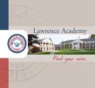 Admissions View Book - Lawrence Academy