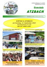 KIRTAG in ATZBACH DA IST WAS LOS! - Atzbach - Land ...