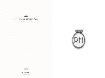 Hotel Brochure - Le Royal Monceau