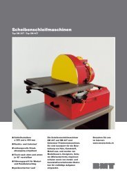 Scheibenschleifmaschinen - Imex Technik AG