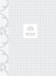 Raffles Corporate Brochure - Le Royal Monceau