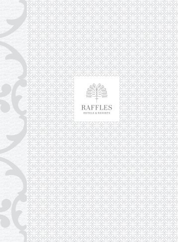 Raffles Corporate Brochure - Le Royal Monceau