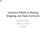 Common Pitfalls in Making Shipping and Trade Contracts