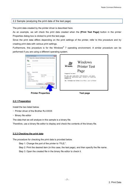 Software Developer's Manual Raster Command Reference RJ-4030 ...