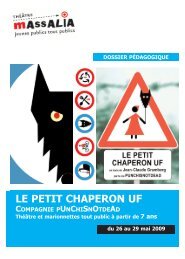 LE PETIT CHAPERON UF - ThÃ©Ã¢tre Massalia