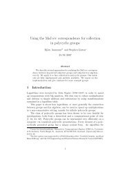 Using the Mal'cev correspondence for collection in polycyclic groups