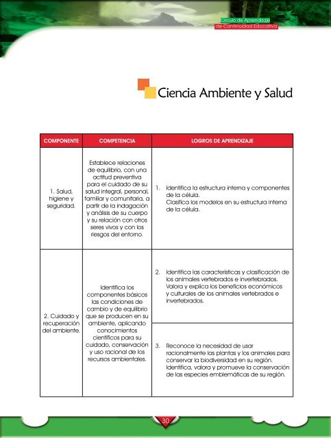 con la CONTINUIDAD EDUCATIVA