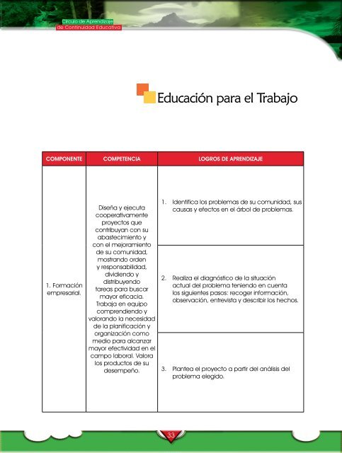 con la CONTINUIDAD EDUCATIVA