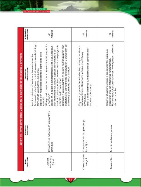 con la CONTINUIDAD EDUCATIVA