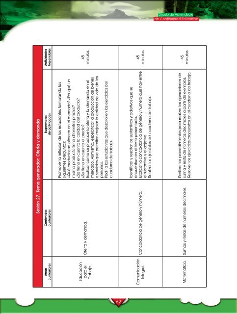 con la CONTINUIDAD EDUCATIVA