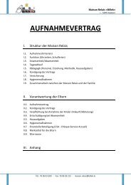 AUFNAHMEVERTRAG