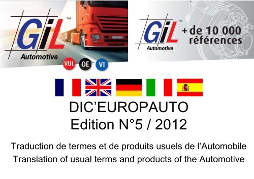 DIC'EUROPAUTO Edition N°5 / 2012 - GiL Automotive