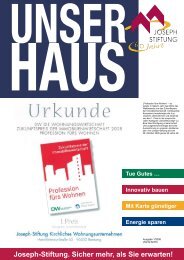 Unser Haus - Joseph-Stiftung