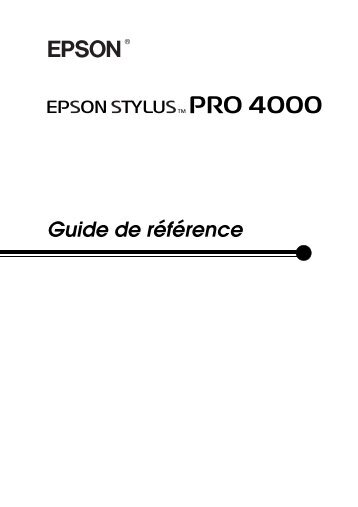 EPSON STYLUS PRO 4000 - Promattex