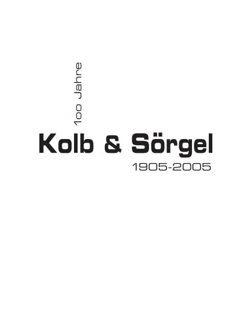 Download Firmenchronik - Kolb & Sörgel