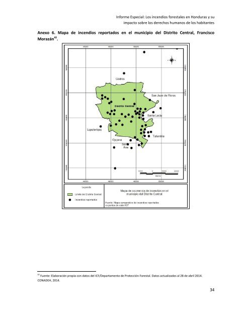 Informe Especial INCENDIOS FORESTALES marzo 2015