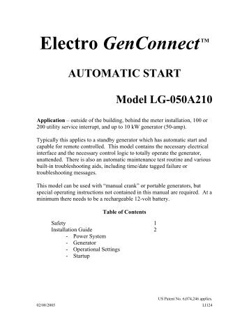 LI124 - Electro Industries, Inc.