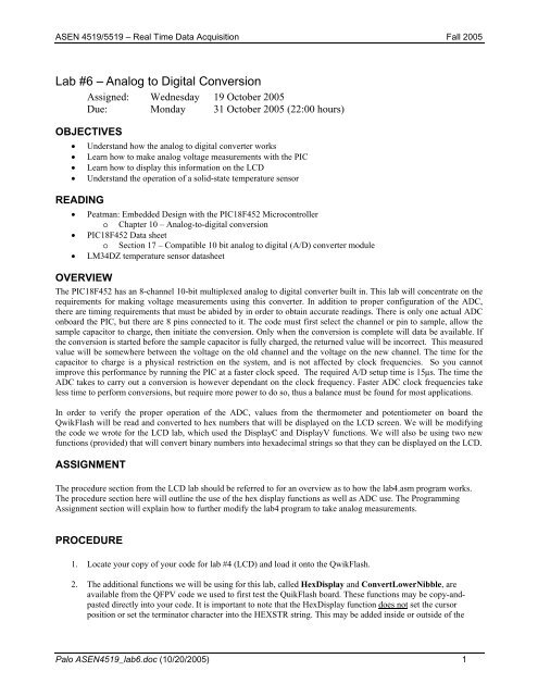 analog to digital converter code analog to digital converter code