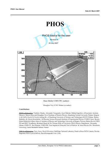 PHOS-User-Manual-rev4 - Alice - CERN