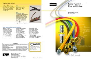 Parker Push-Lok Hose and Fittings - Duursma W&O